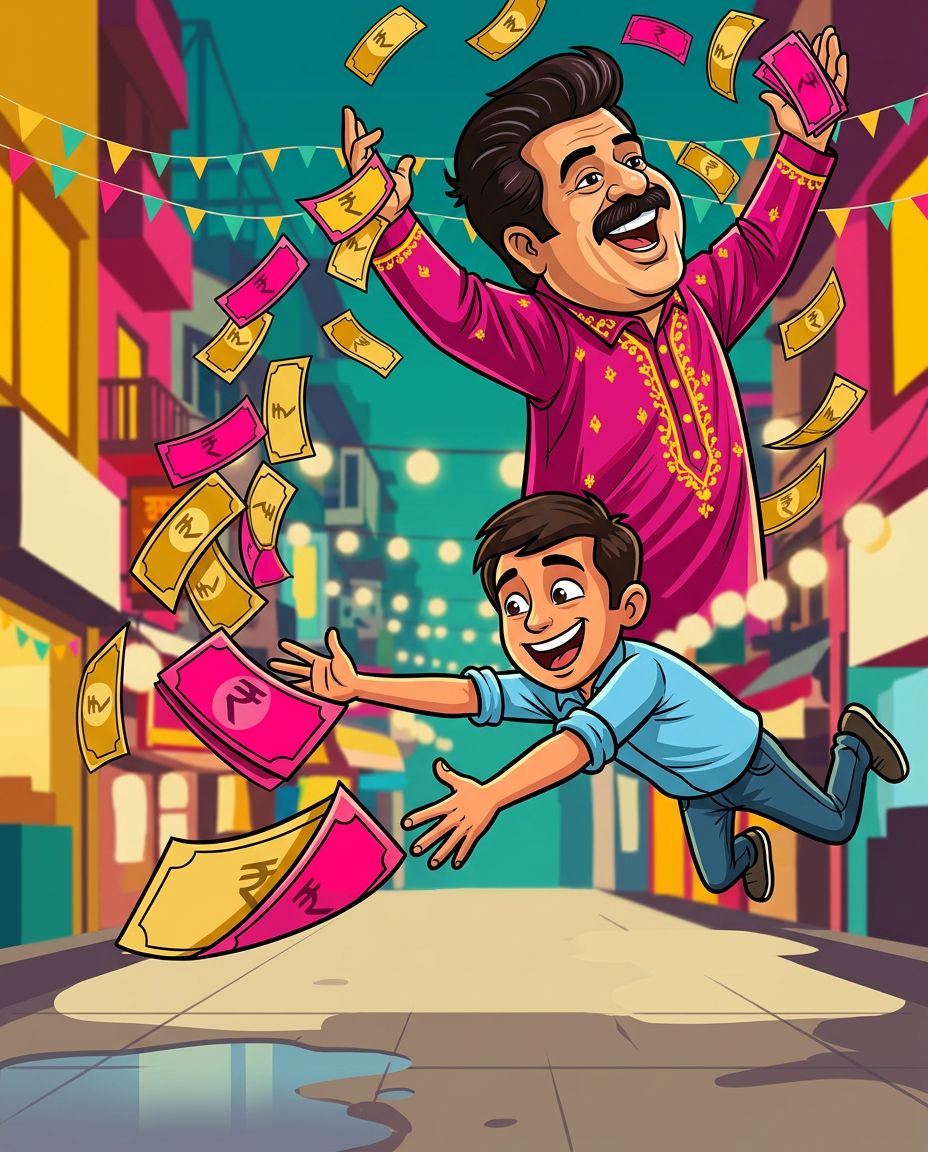Ravi Kishan Money Rain