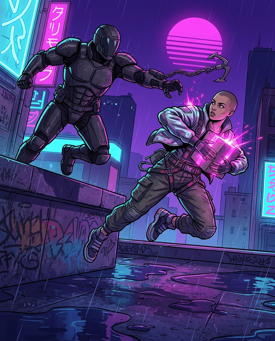 Neon Courier: Last Drop