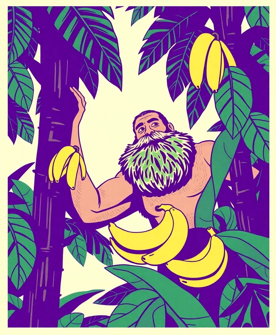 Beard Boss Banana Leap