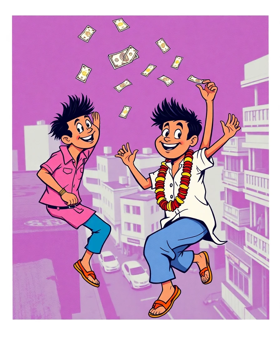 Ravi Kishan Money Rain